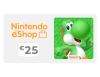 Превью изображения 0: Карта оплаты Nintendo eShop 25 EUR [Цифровая версия]