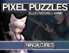 Превью изображения 0: Pixel Puzzles Illustrations & Anime - Jigsaw Pack: Ninja Girls