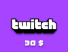 Превью изображения 0: Карта оплаты Twitch 30 USD (USA) [Цифровая версия]