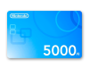 Превью изображения 0: Карта оплаты Nintendo eShop 5000 JPY Japan [Цифровая версия]